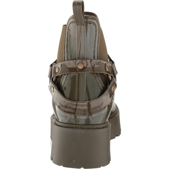 Zodiac Women's Carter Rain Booties Dark Olive Size 10 NIB - Picture 3 of 7